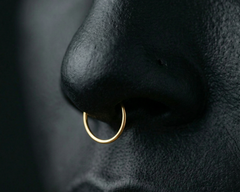 14K Gold Nose Ring
