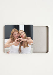 open photo tea bag tin — holds 4–6 wrapped tea bags