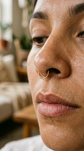 14K Gold Seamless Septum Ring