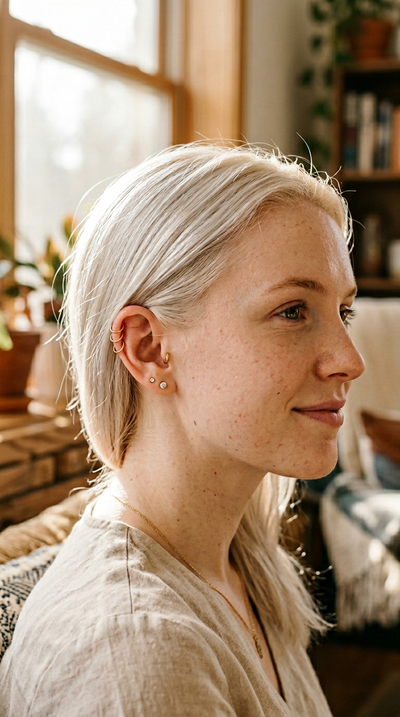 Cartilage Jewellery: Hoops & Studs