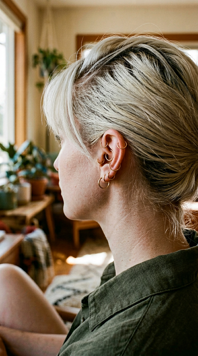 How to Put In a Conch Hoop