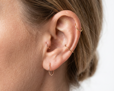 Daith Piercing & Migraine Relief: Choosing a Comfortable 14K Gold Daith Hoop