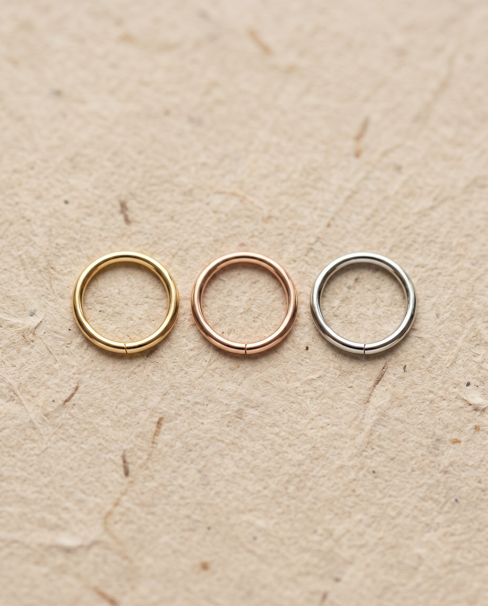 14ct Solid Gold Seamless Hoop