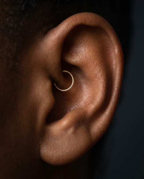 14K Gold Daith Ring — 14K solid gold by Stepoy