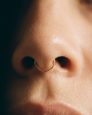 Septum Ring — 14K solid gold