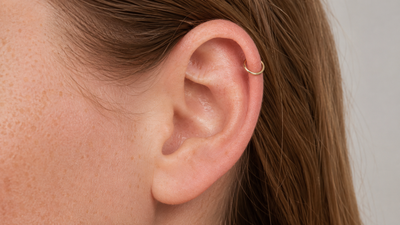 14K Gold Cartilage Earrings: Why Solid Gold Is Best for Healed Piercings
