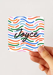 WiggleWaves custom name storage box  – Shake It, Color It, Keep It Cute