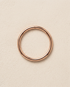 14ct soild gold seamless ring for nose and ear piercing , 10.5mm Gold Seamless Hoop ,yellow gold color and rose gold color , stepoy gold ring 