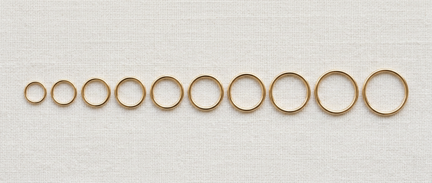 14K solid gold nose ring lifestyle