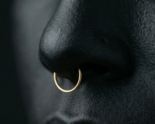 14K Gold Septum Ring — 14K solid gold by Stepoy