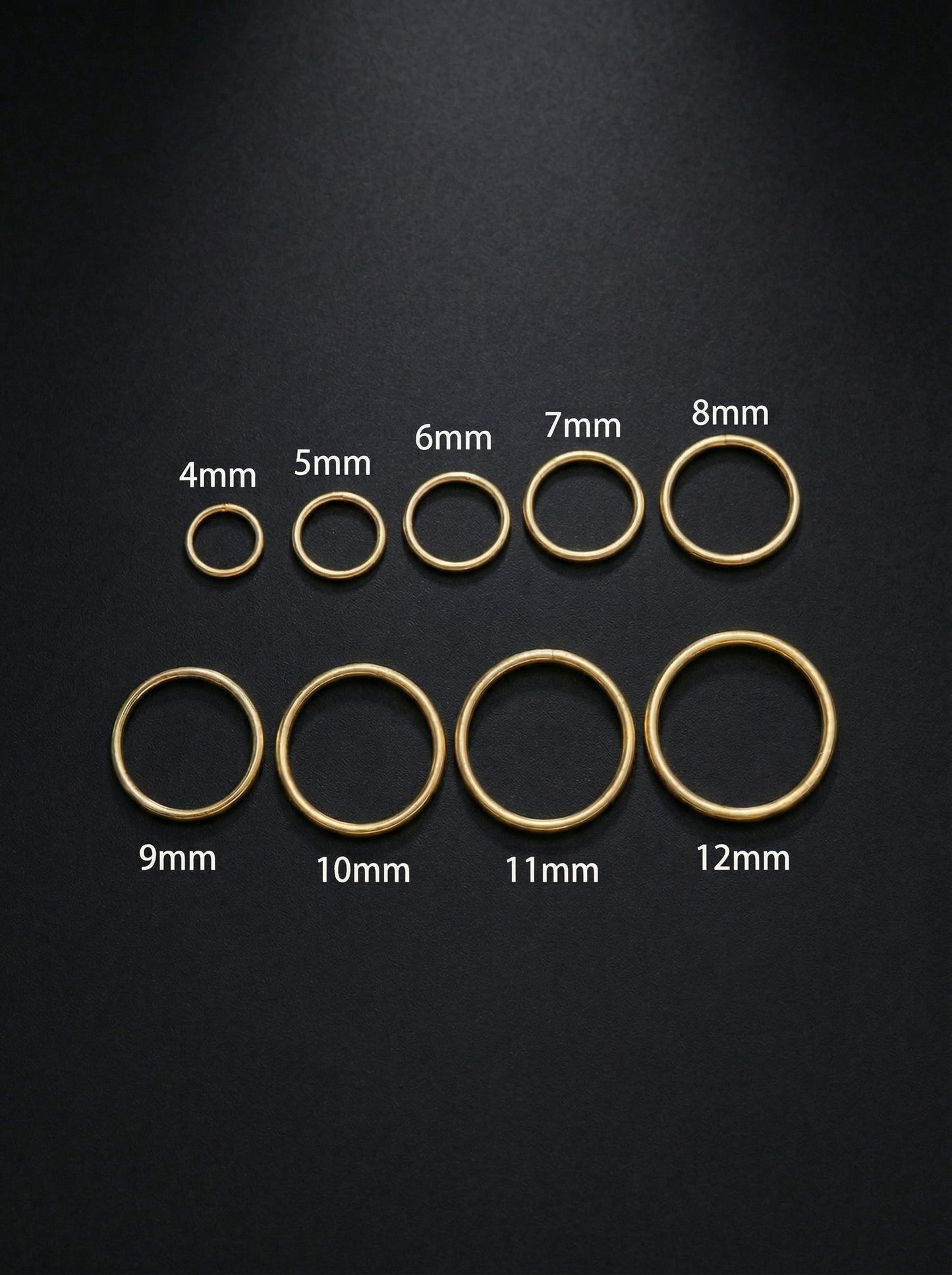 14K Solid Gold Helix Piercing Ring