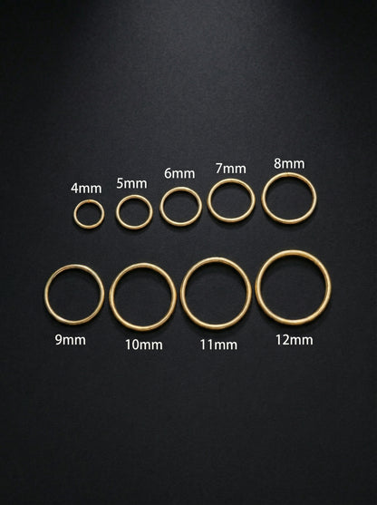 14K Solid Gold Helix Piercing Ring