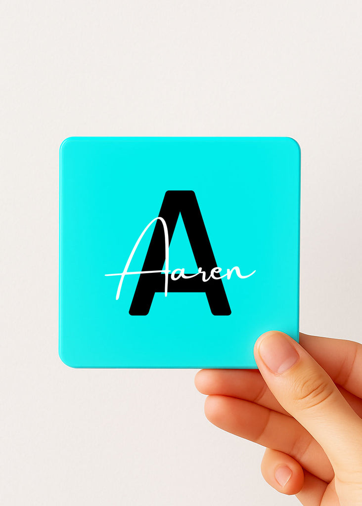 Monogram Name Tea Bag Case | Compact Pocket Tin – STEPOY