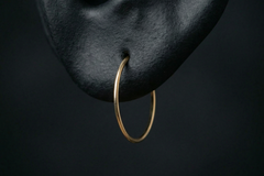 14K Gold Lobe Stack Set