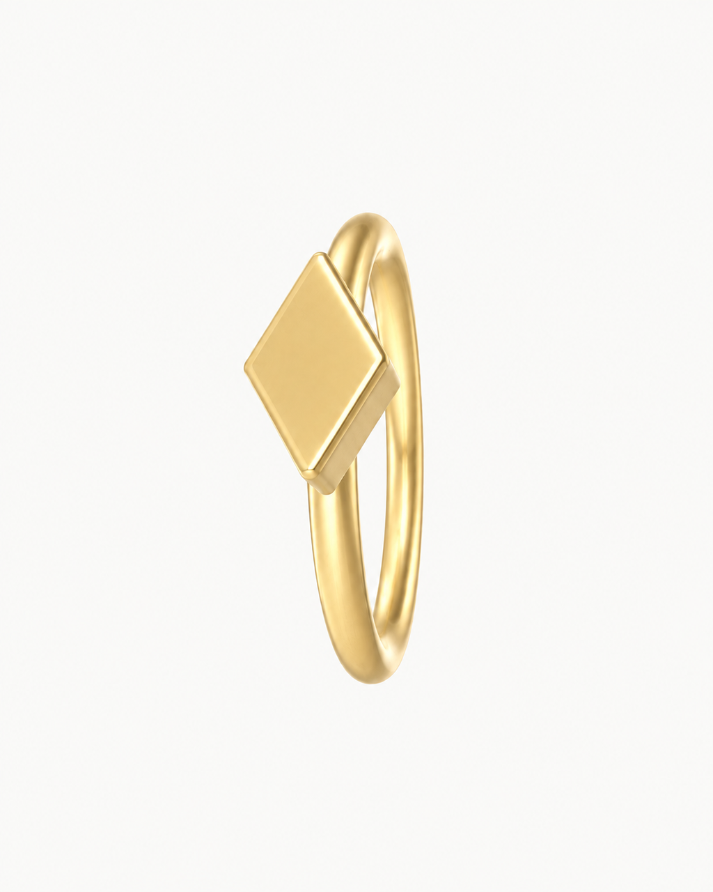 Diamond 14ct Solid Gold Nostril Ring