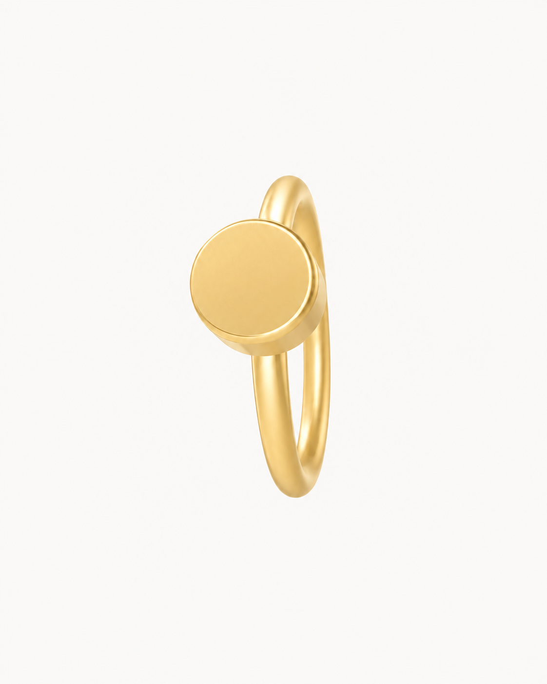 Circle 14ct Solid Gold Nostril Ring