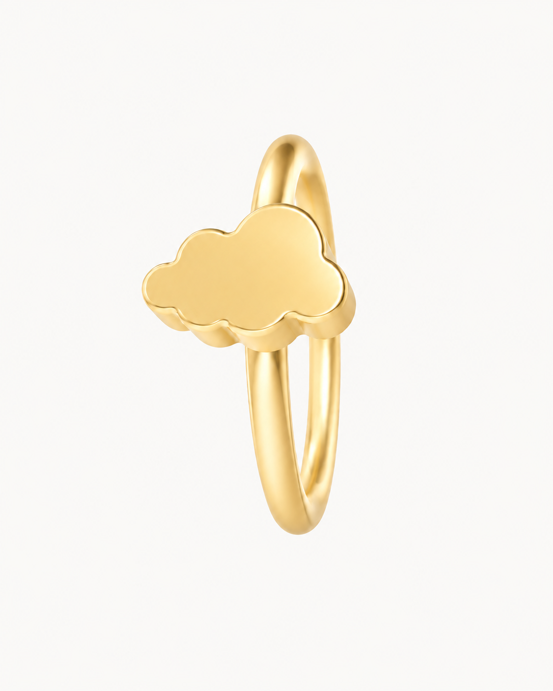Cloud 14ct Solid Gold Nostril Ring