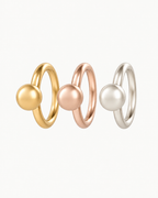 Ball 14ct Solid Gold Tragus Ring
