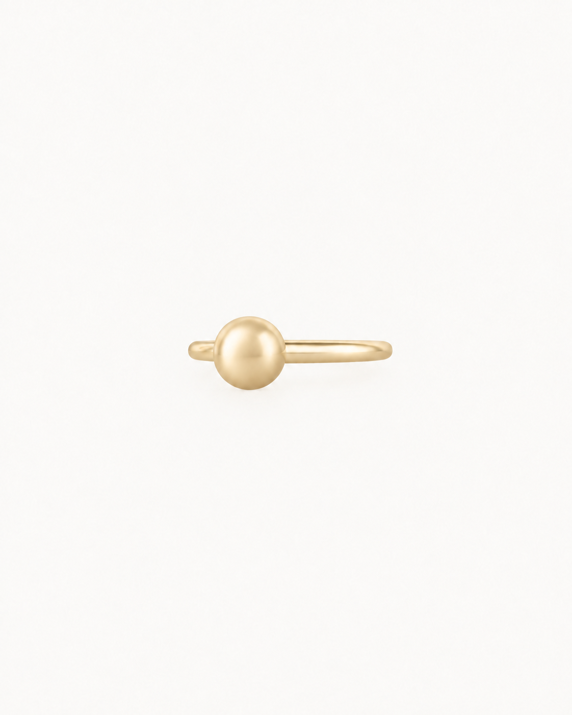 Ball 14ct Solid Gold Helix Hoop