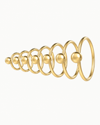 Ball 14ct Solid Gold Nostril Ring