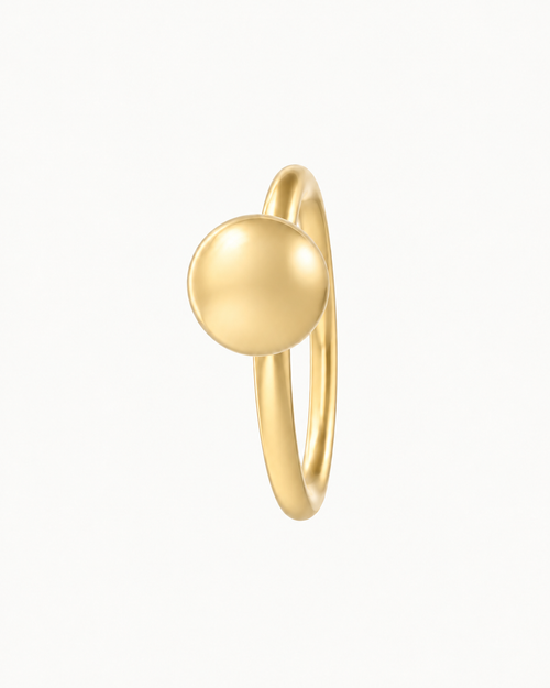 Ball 14ct Solid Gold Nostril Ring