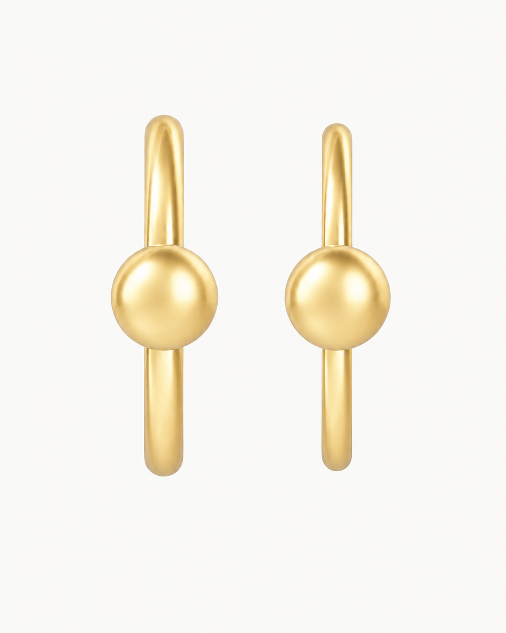 Ball 14ct Solid Gold Nostril Ring