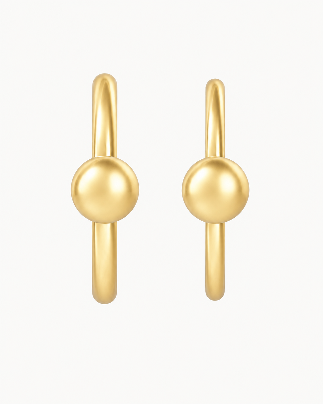 Ball 14ct Solid Gold Nostril Ring