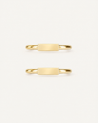 Bar 14ct Solid Gold Conch Ring