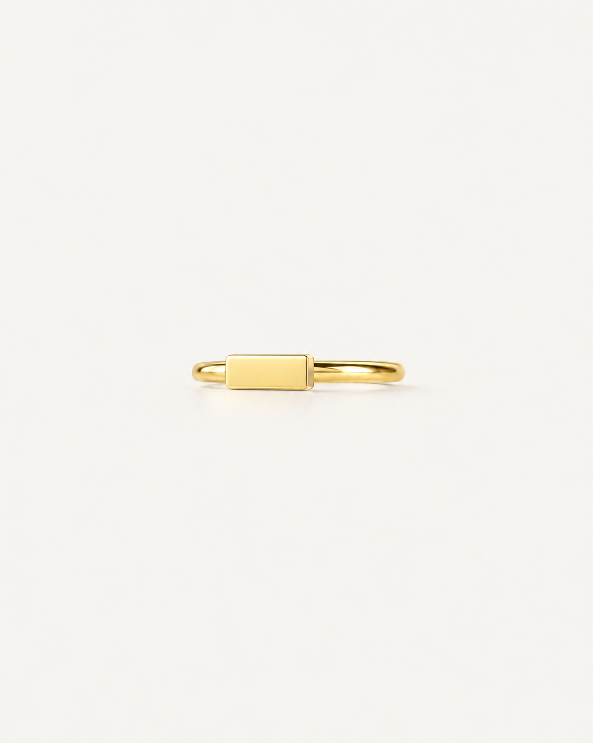 Bar 14ct Solid Gold Conch Ring