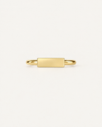 Bar 14ct Solid Gold Conch Ring