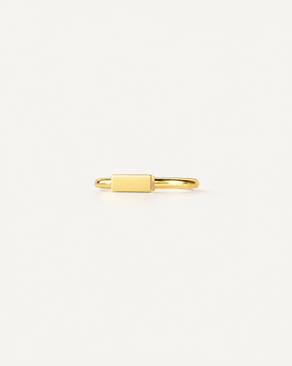 Bar 14ct Solid Gold Helix Hoop