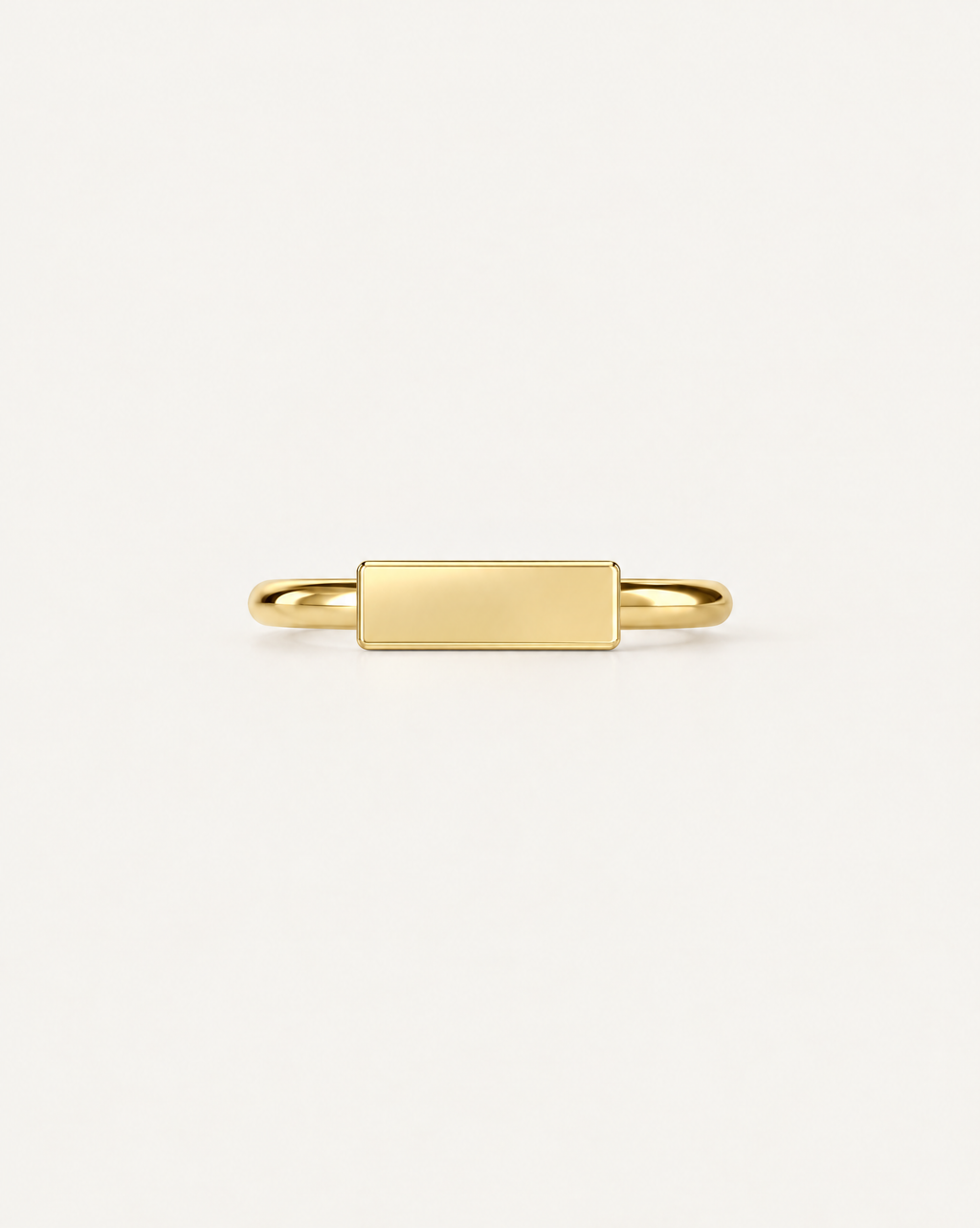 Bar 14ct Solid Gold Helix Hoop