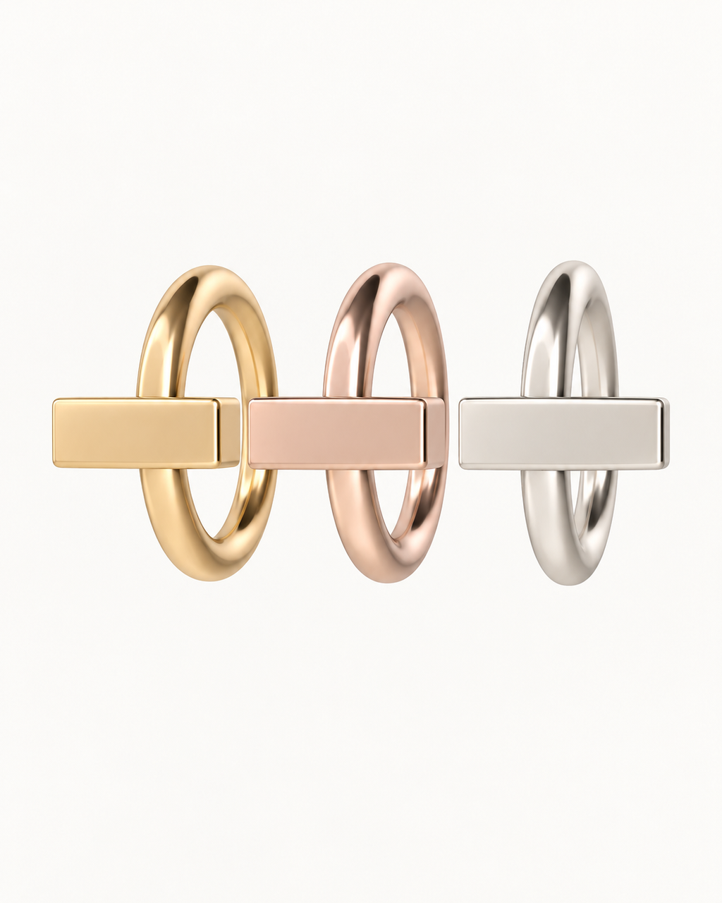Bar 14ct Solid Gold Tragus Ring