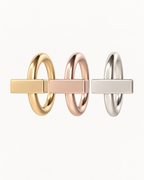 Bar 14ct Solid Gold Tragus Ring