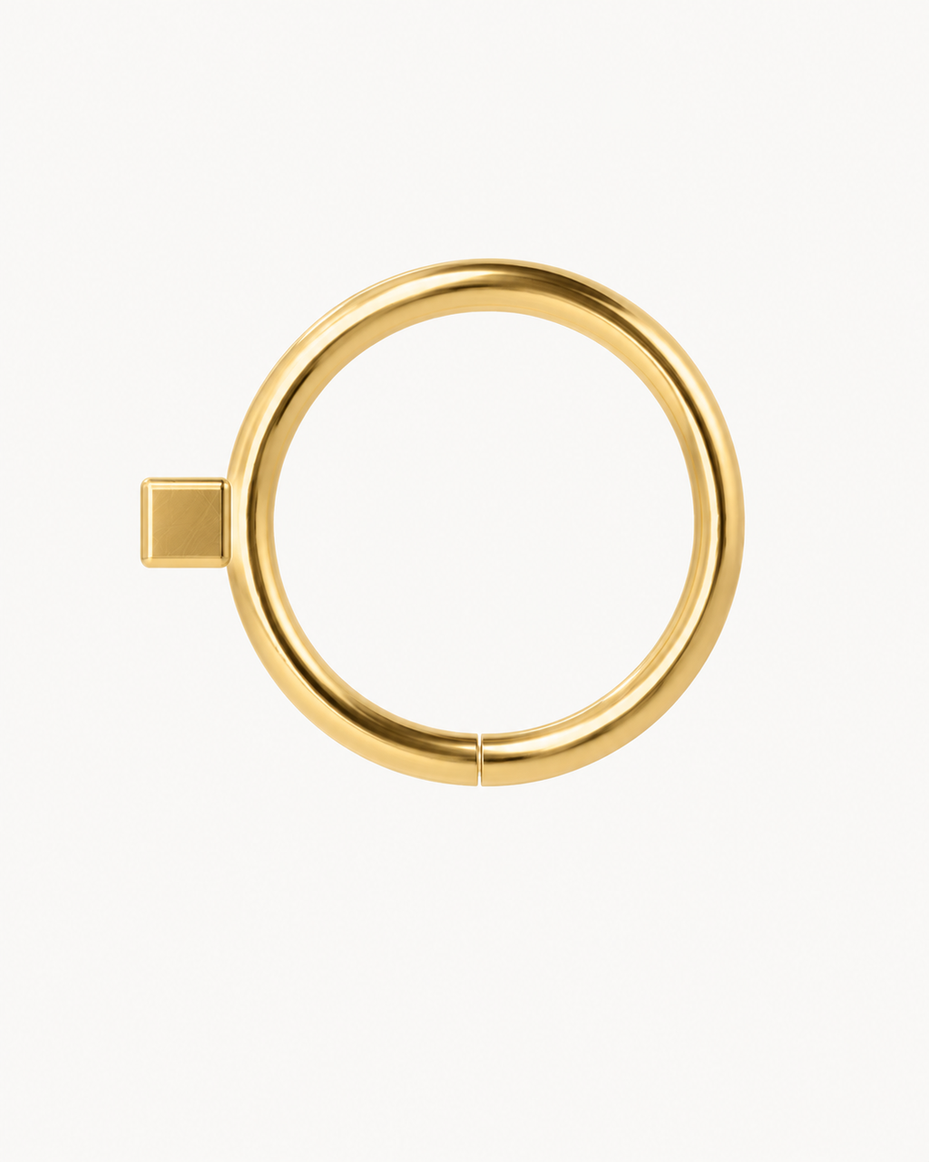 Bar 14ct Solid Gold Tragus Ring