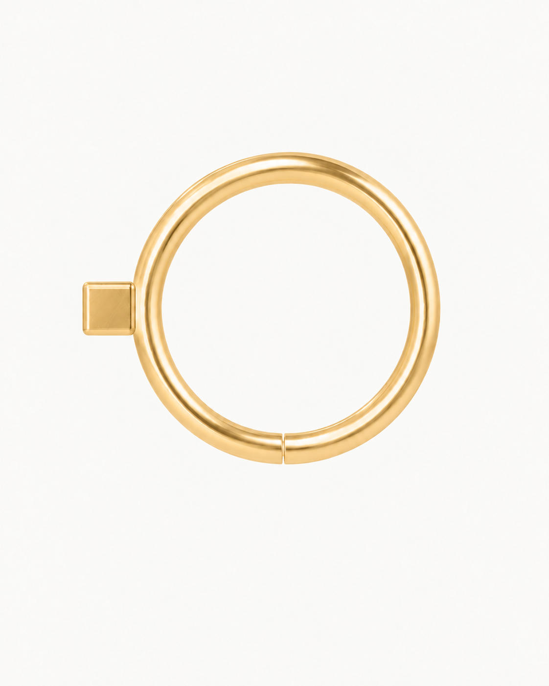Bar 14ct Solid Gold Nostril Ring