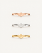 Bat 14ct Solid Gold Conch Ring