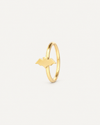Bat 14ct Solid Gold Tragus Ring