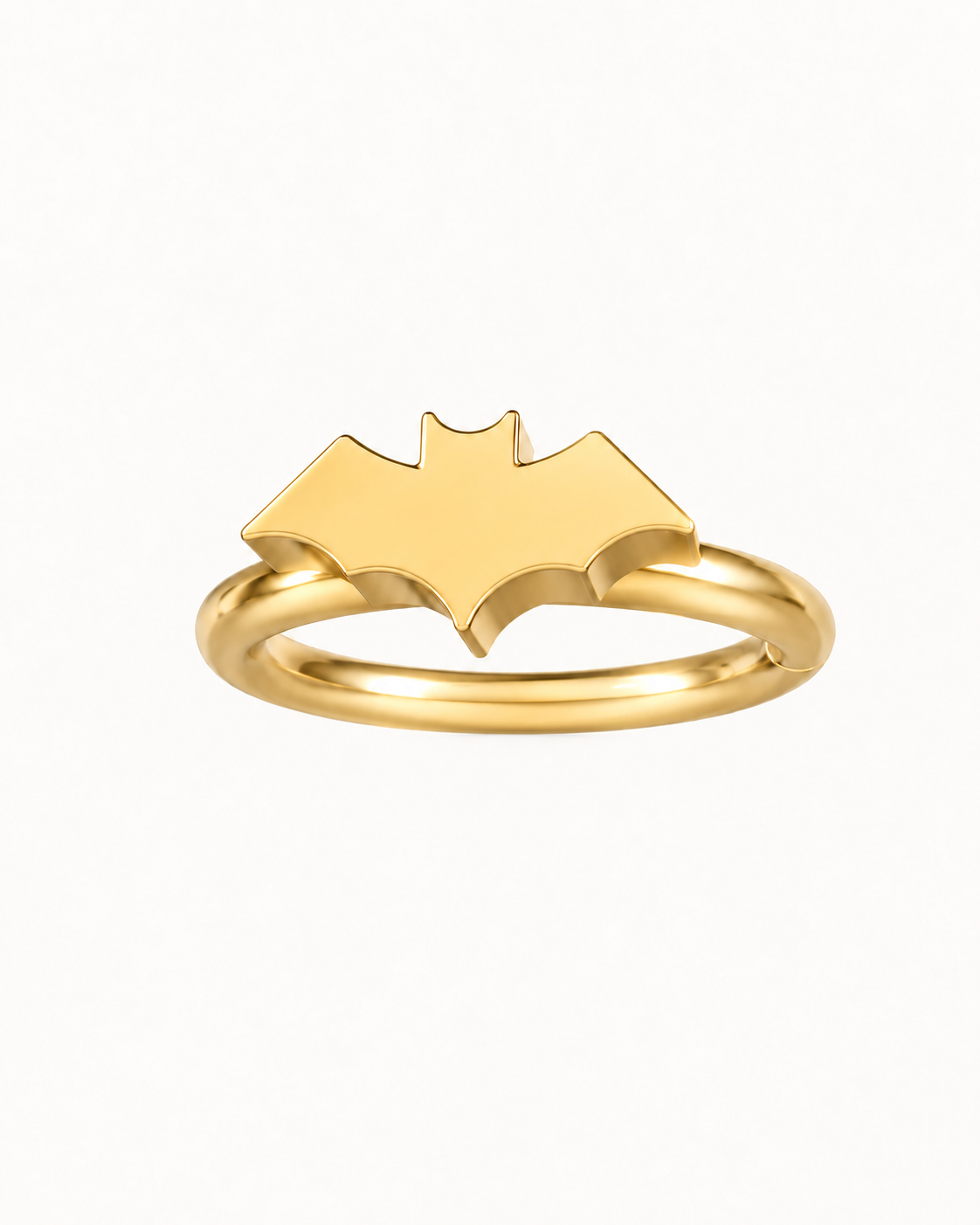 Bat 14ct Solid Gold Helix Hoop