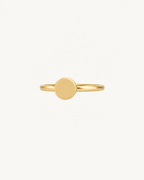 Circle 14ct Solid Gold Conch Ring