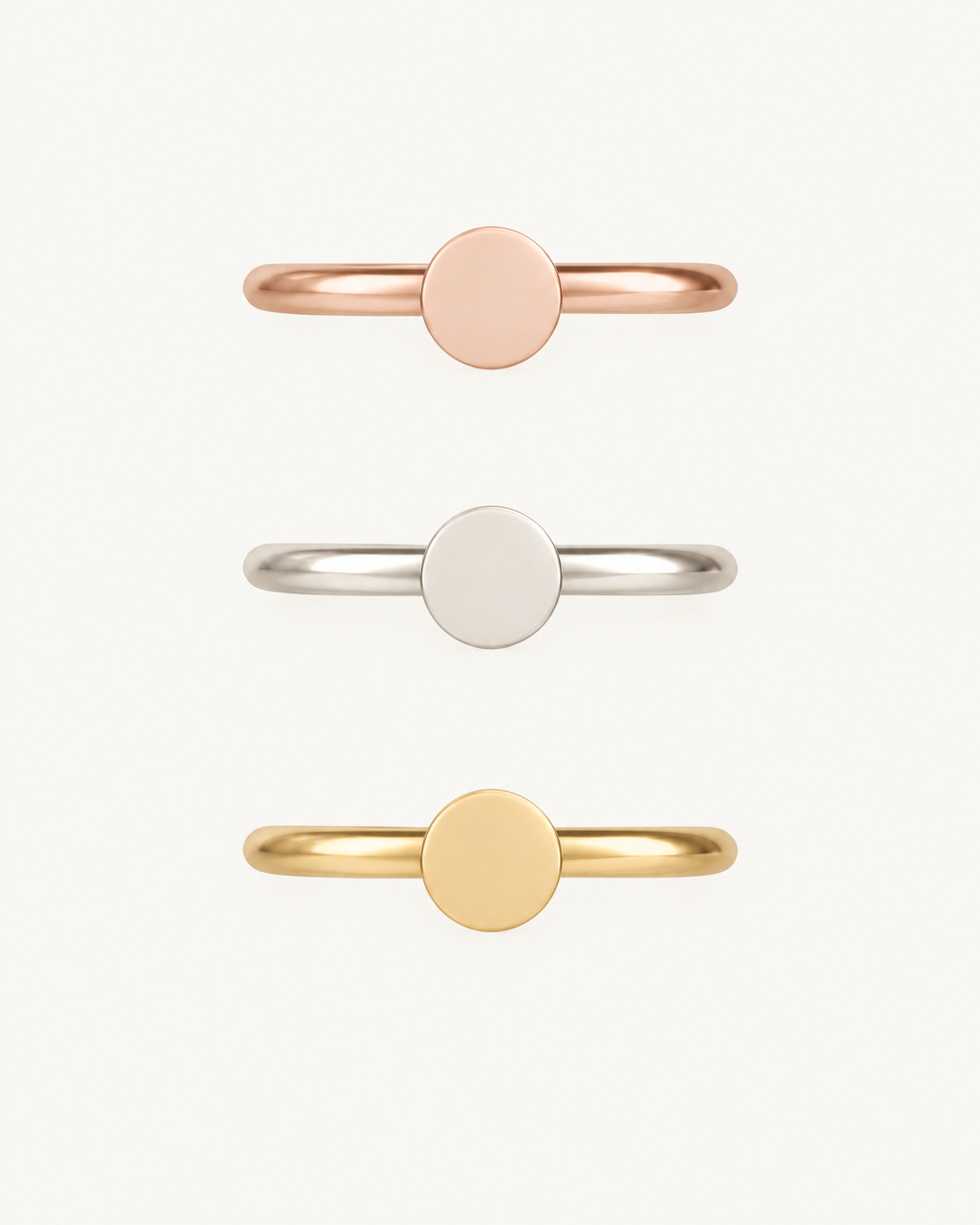 Circle 14ct Solid Gold Helix Hoop