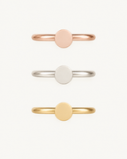 Circle 14ct Solid Gold Helix Hoop