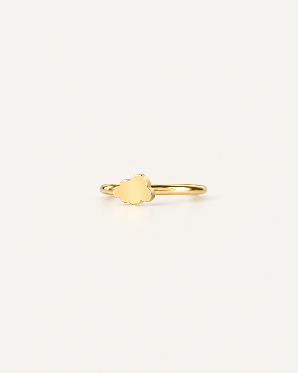 Cloud 14ct Solid Gold Conch Ring