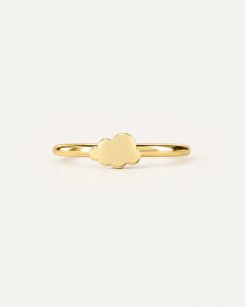 Cloud 14ct Solid Gold Conch Ring