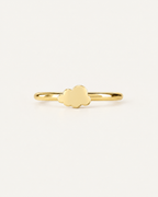 A softly rounded cloud adds a playful sky-inspired detail while keeping the scale small. Made for fully healed helix piercings, it keeps the profile compact for an upper-ear stack while leaving the motif clearly visible. Handmade to order in 14ct solid gold, it fits naturally with soft, playful and sky-inspired styling rather than reading as a generic plain hoop.