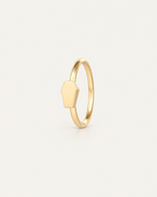 Coffin 14ct Solid Gold Lobe Hoop Earring