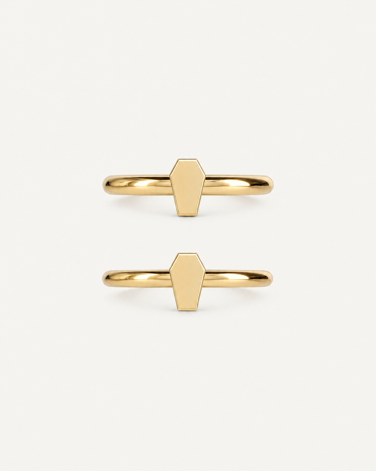 Coffin 14ct Solid Gold Helix Hoop