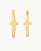 Cross 14ct Solid Gold Nostril Ring