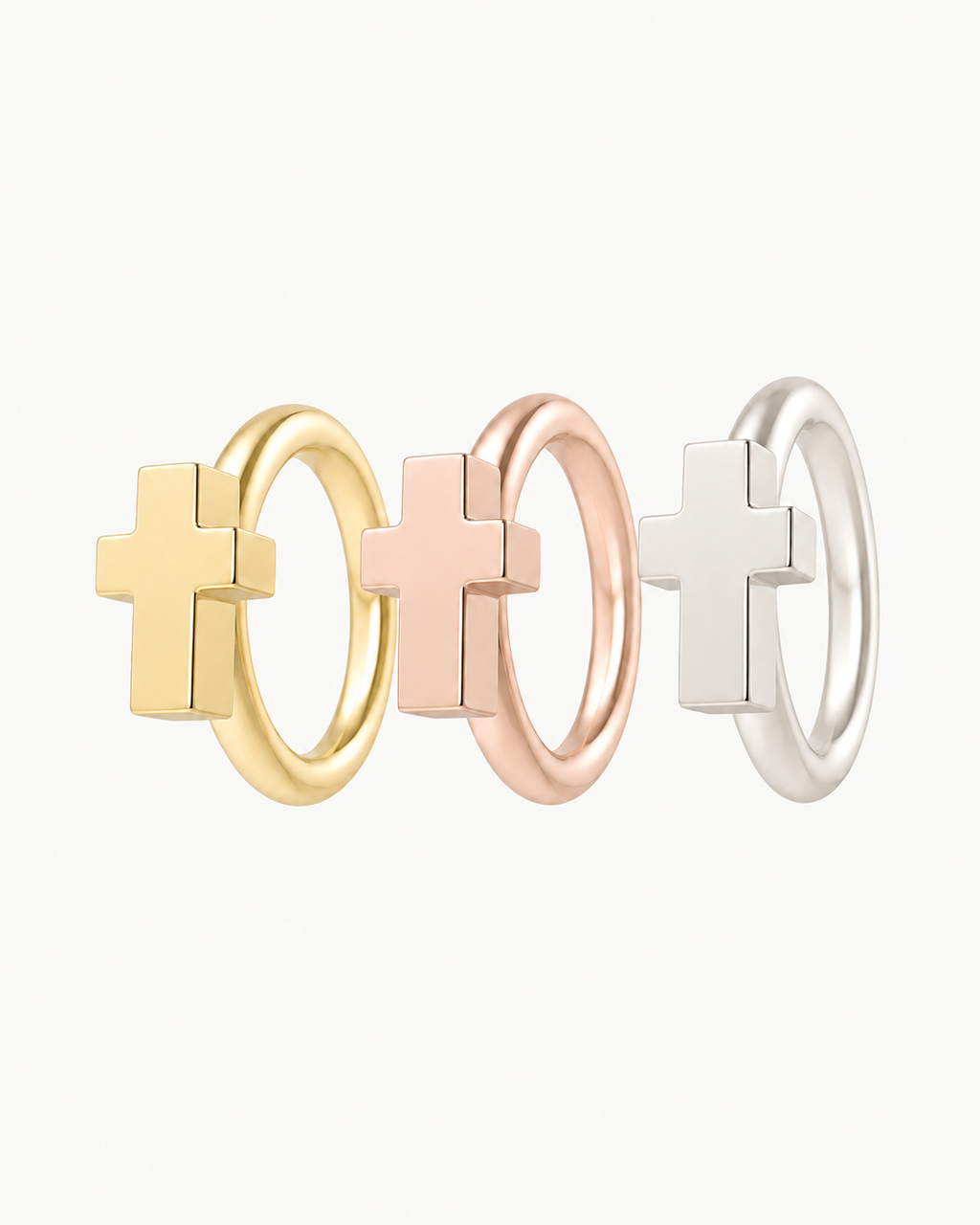 Cross 14ct Solid Gold Nostril Ring