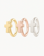 Cross 14ct Solid Gold Nostril Ring
